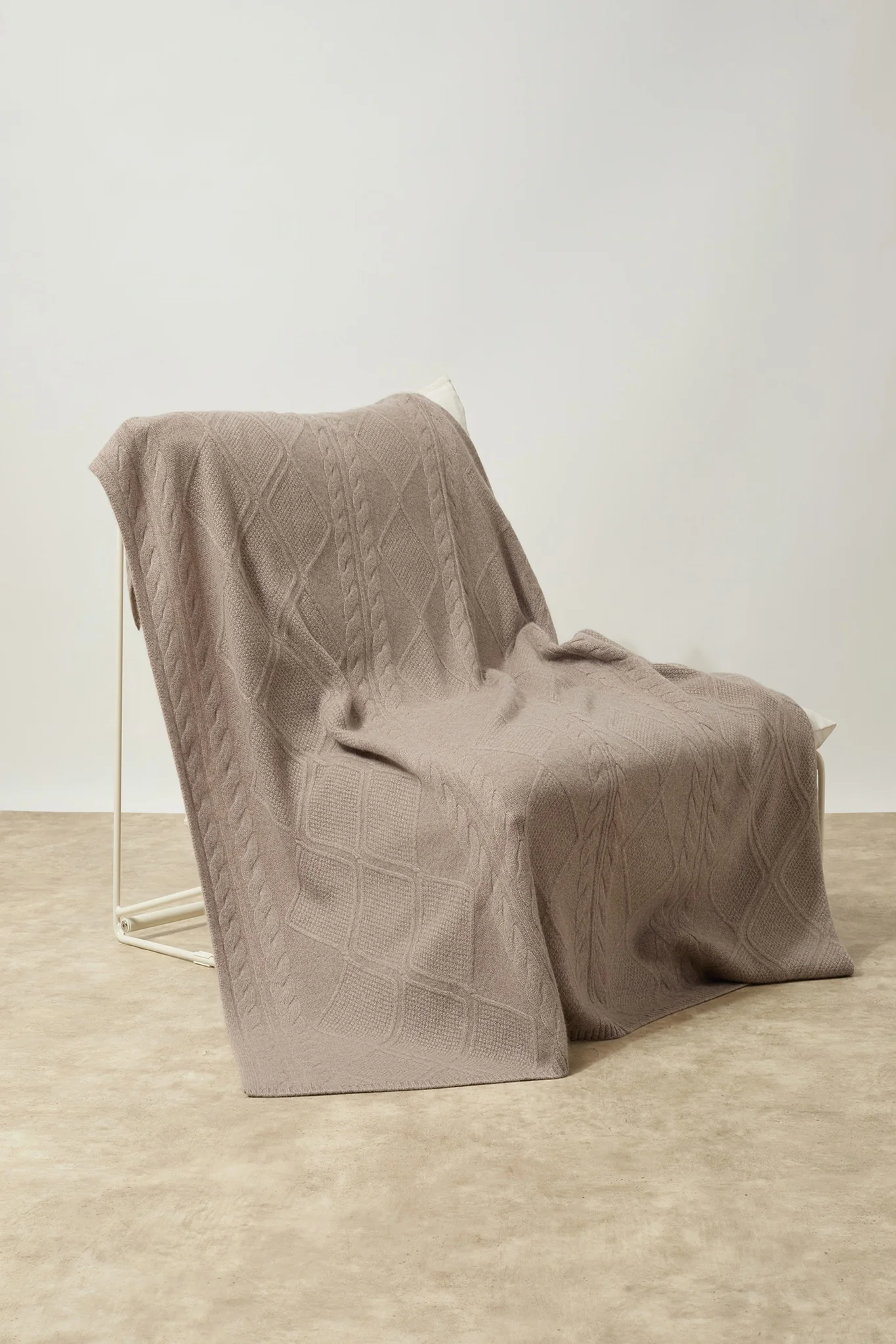 ANWEN plaid 8 fils caribou chiné – Image 3