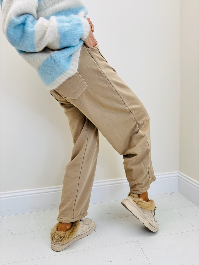 Pantalon Jogg Coupe Barrel En Coton – Image 6