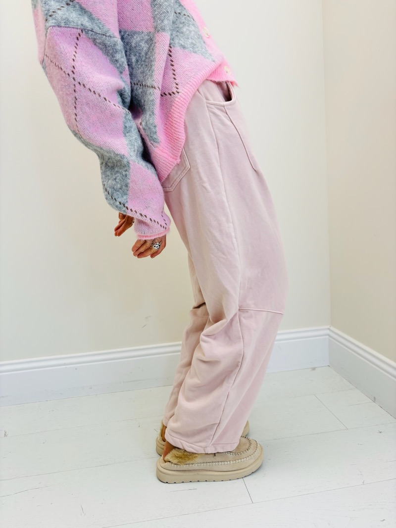 Pantalon Jogg Coupe Barrel En Coton – Image 8