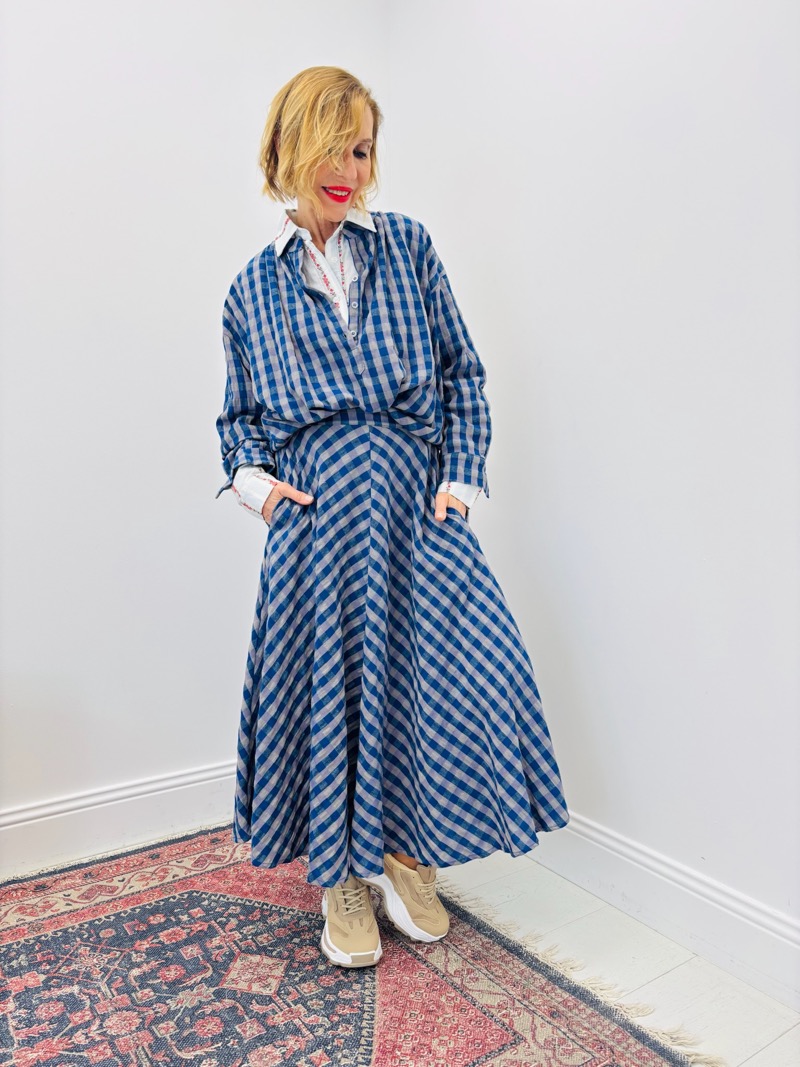 Blouse À Carreaux – Esprit Authentique Et Confort Naturel – Image 6