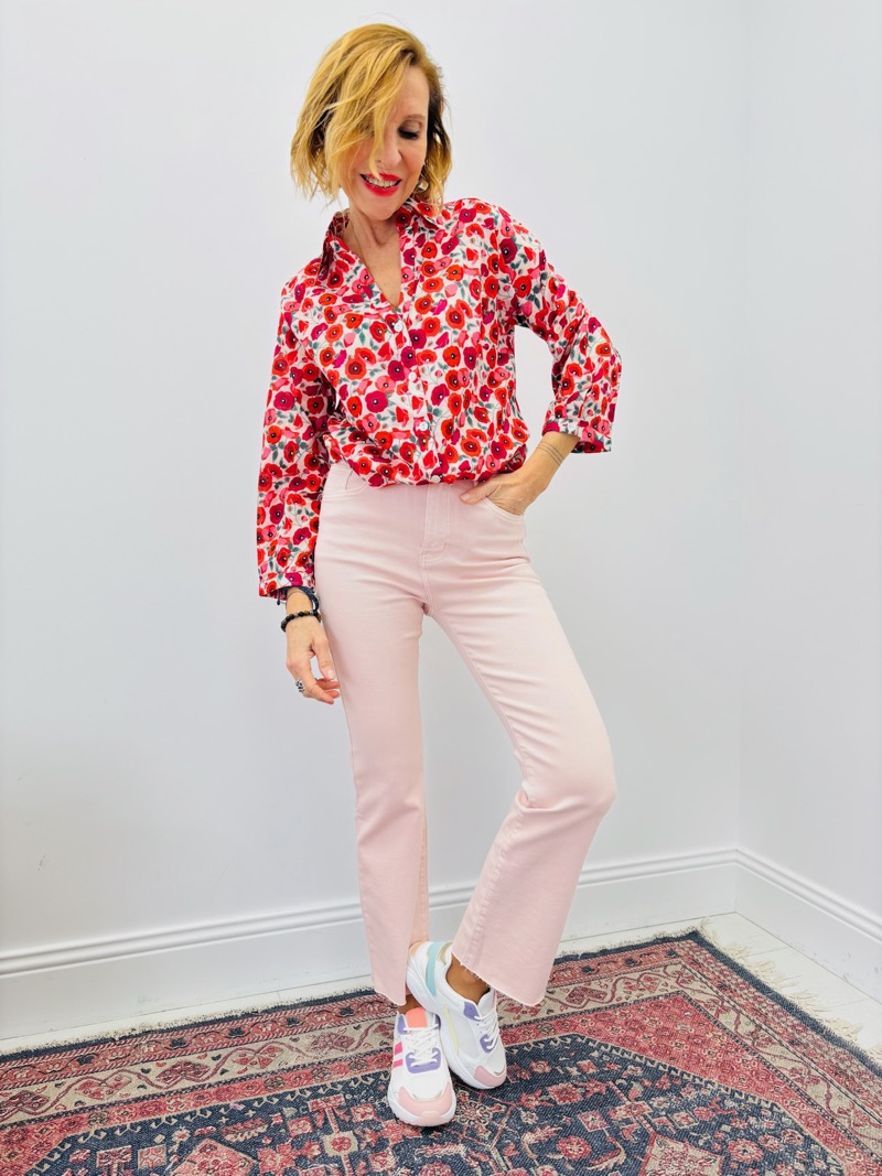 Chemise Imprimé Coquelicot – Marque Palme – Image 2