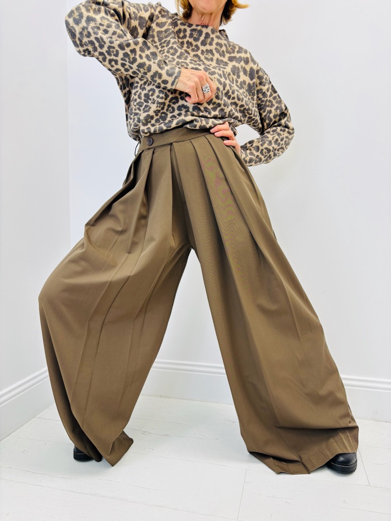 Pantalon Large à Pinces – Volume Extra & Élégance Moderne – Image 2