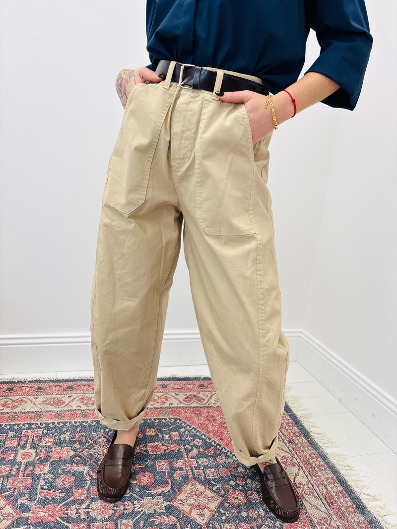 Pantalon Ceinturé À Coupe Ballon Et Esprit Casual Chic – Image 6