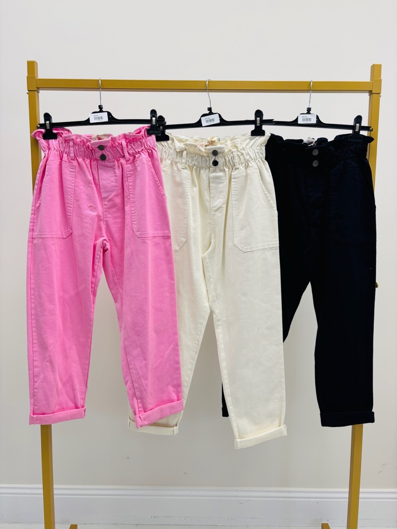 Pantalon Carotte Taille Haute – Élégance Décontractée au Quotidien – Image 3