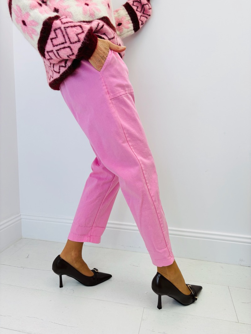 Pantalon Carotte Taille Haute – Élégance Décontractée au Quotidien – Image 6