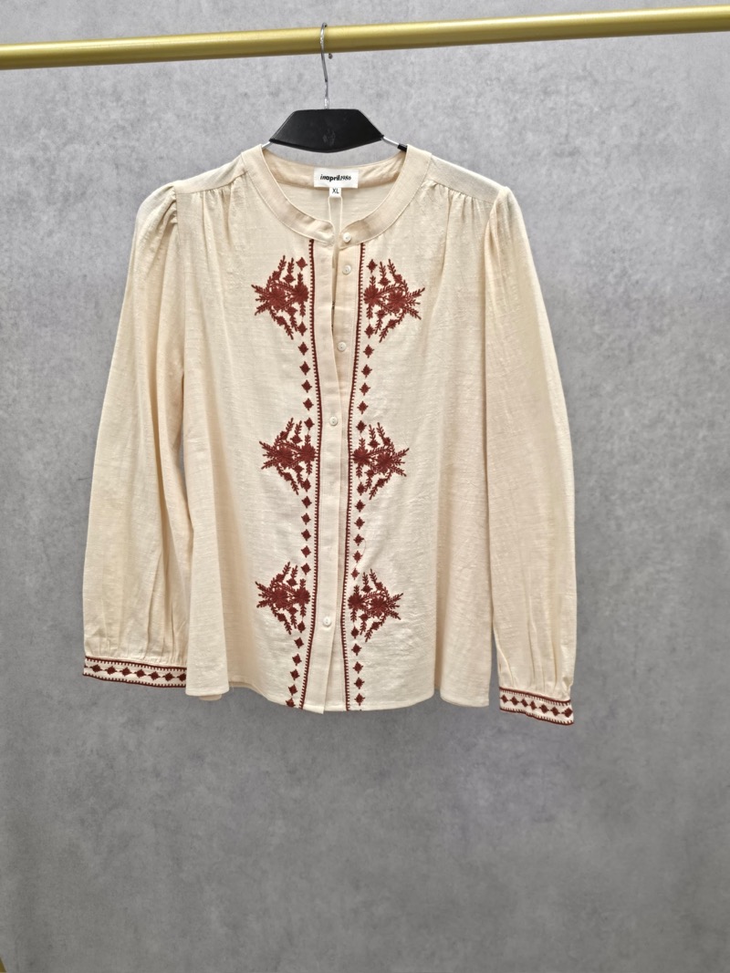 Blouse Brodée Grande Taille – Esprit Bohème Chic & Élégance Authentique – Image 4